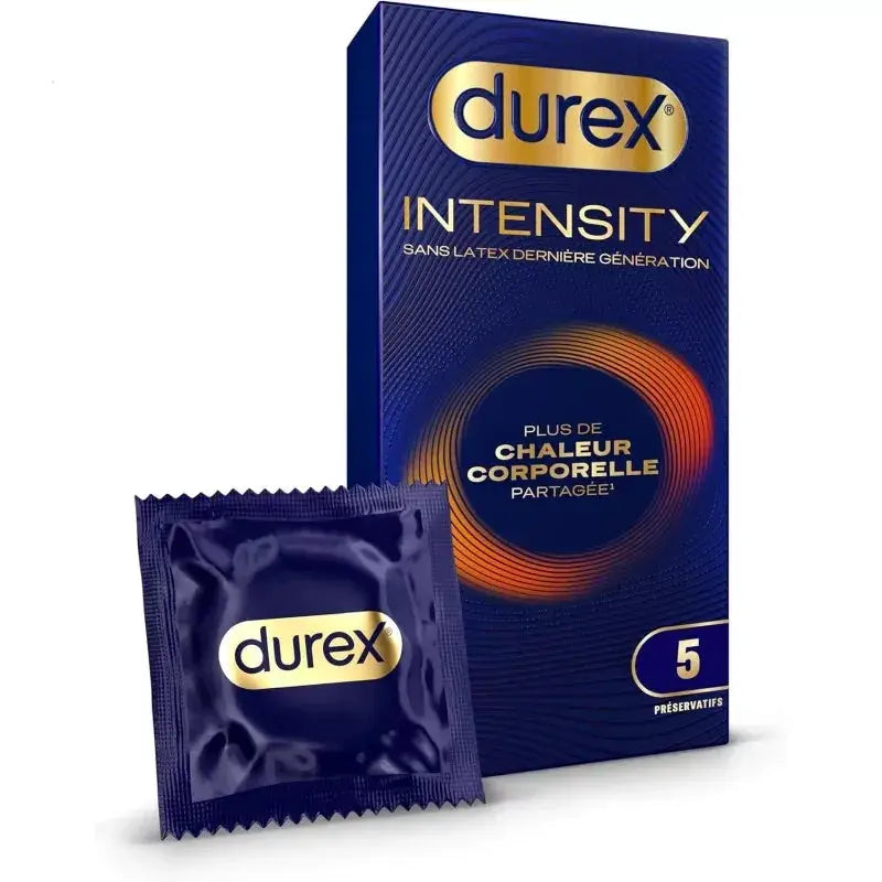Durex - Intensity sans latex - 5 préservatifs Lariboisière Shop