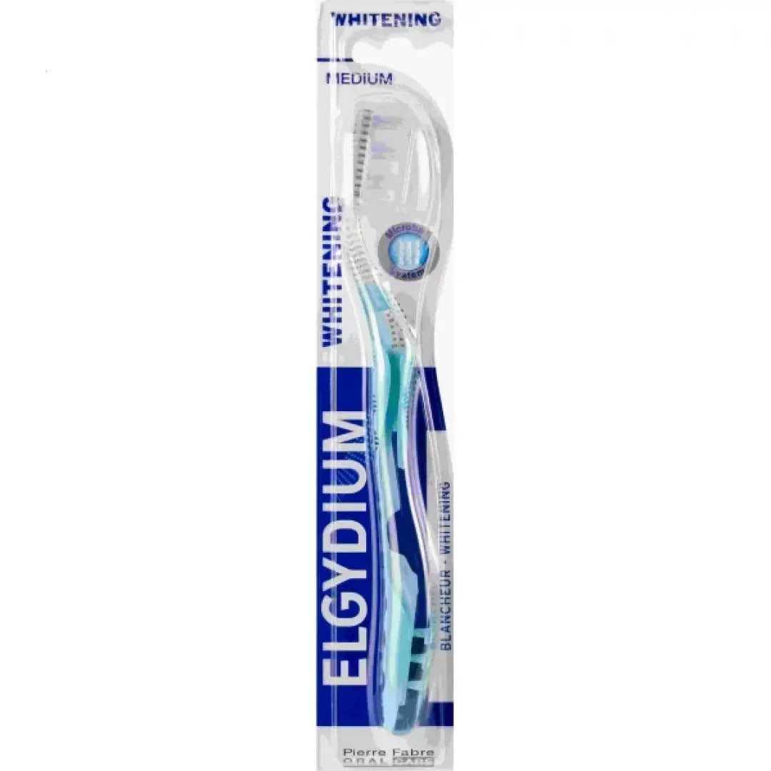 ELGYDIUM Brosse à Dents Blancheur Medium Lariboisière Shop