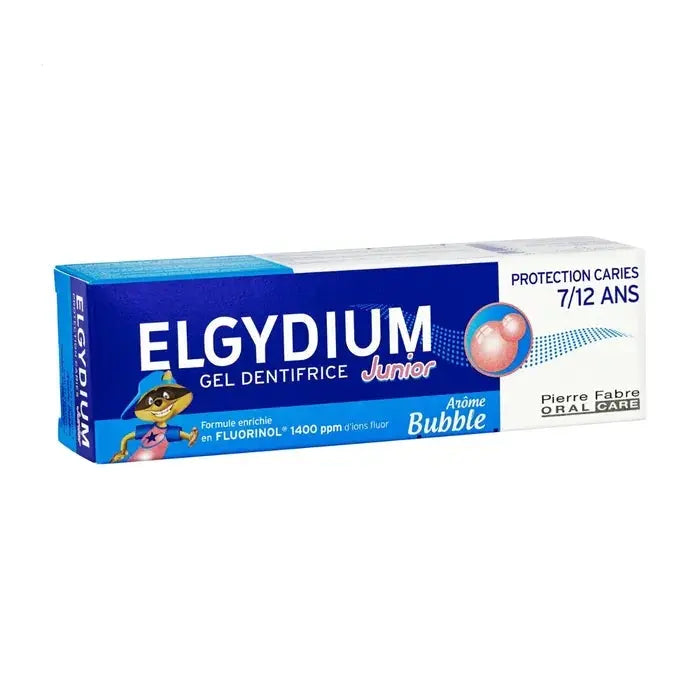 ELGYDIUM Dentifrice Junior 7/12 Ans Bubble 50ML Lariboisière Shop