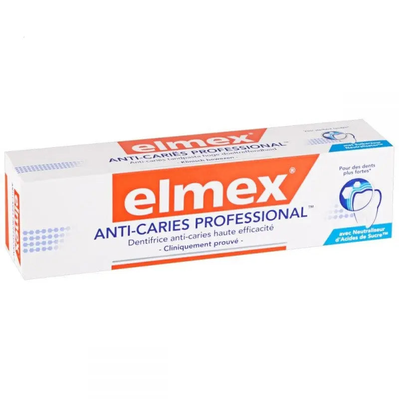 ELMEX - DENTIFRICE ANTI CARIES PROFESSIONAL - 75ML Lariboisière Shop