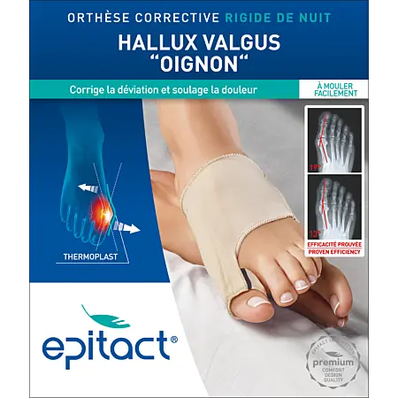 EPITACT – Orthèse de Nuit pour Hallux Valgus  – Taille L Lariboisière Shop