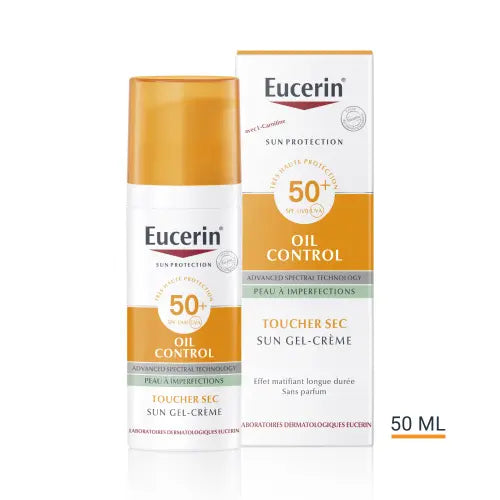 EUCERIN - SUN PROTECTION OIL CONTROL SPF50+ Gel Crème Solaire - 50ml Lariboisière Shop