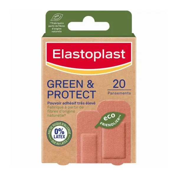 Elastoplast Green & Protect pansements 20 Lariboisière Shop