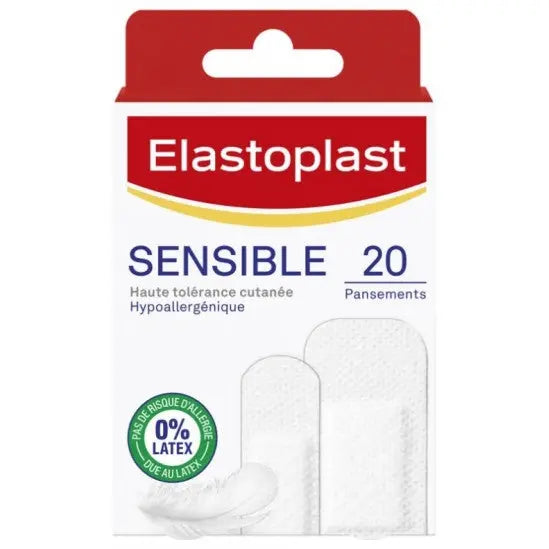 Elastoplast Sensitive 2 tailles pansements Lariboisière Shop