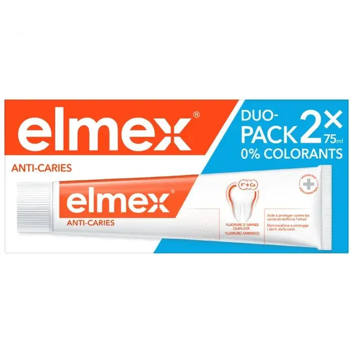 Elmex - ANTI-CARIES - Dentifrice Protection Caries - 2x75ml Lariboisière Shop
