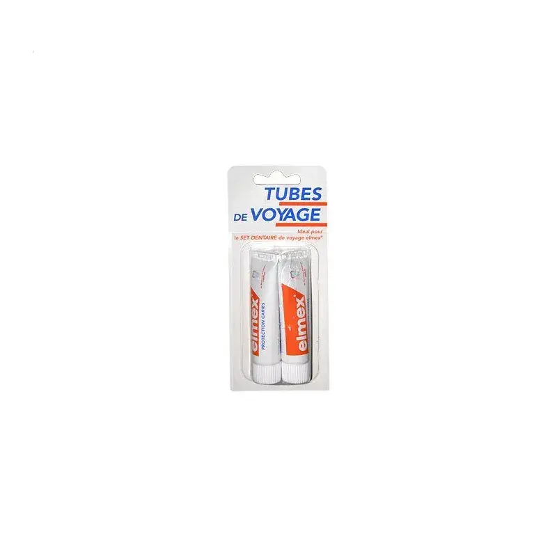 Elmex - Anti-caries Tubes de Voyage - 2X12 ml Lariboisière Shop