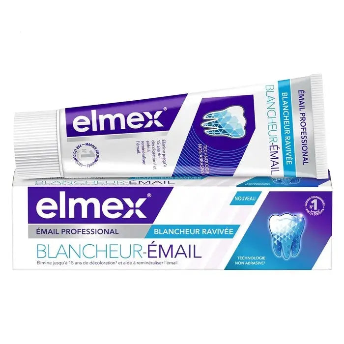 Elmex - ÉMAIL PROFESSIONAL - Dentifrice Blancheur-Émail - 75ml Lariboisière Shop