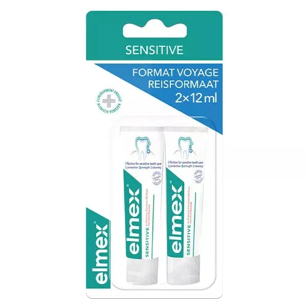 Elmex Sensitive Dent Voyage 12 ml x2 Lariboisière Shop