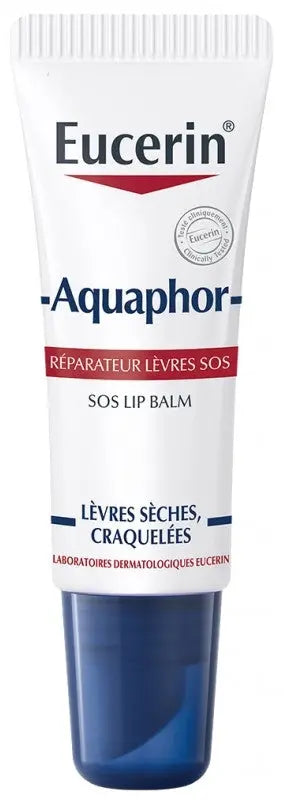 Eucerin Aquaphor Baume Réparateur Lèvres 10ml x2 Lariboisière Shop