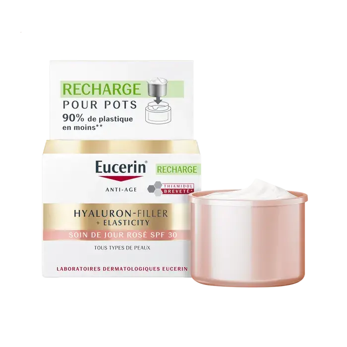 Eucerin Hyaluron-Filler + Elasticity Soin de Jour Rosé SPF 30 recharge Lariboisière Shop