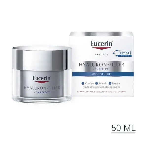 Eucerin Hyaluron-Filler +3x Effect Soin de Nuit 50 ml Lariboisière Shop