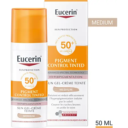 Eucerin - Sun Pigment Control Gel Crème Teinte Spf50+ Lariboisière Shop