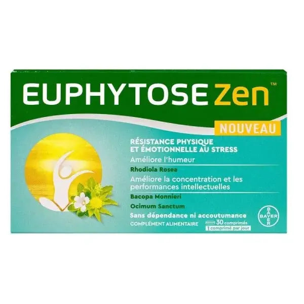 Euphytose Zen - résistance au stress - 30 comprimés Lariboisière Shop