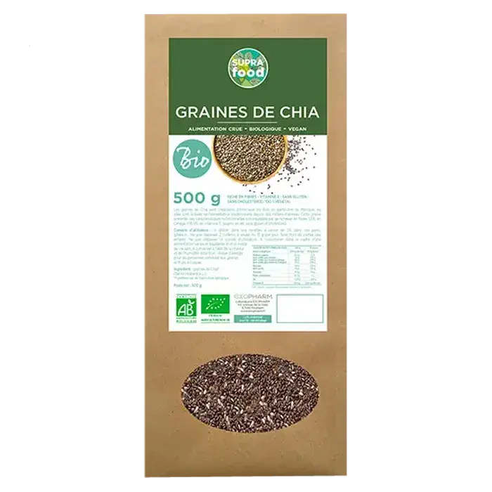 Exopharm Graines de Chia Bio 250 g Lariboisière Shop
