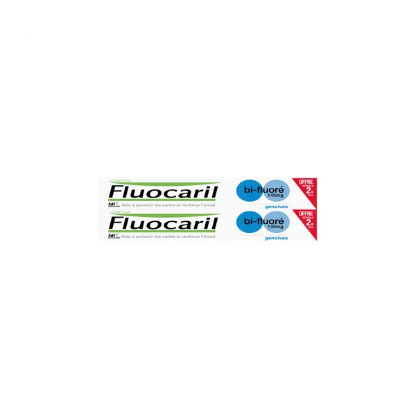 FLUOCARIL Bi-Fluoré Gencives Menthe 2 x 75 ml Lariboisière Shop