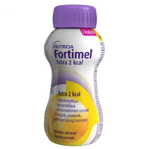 FORTIMEL - EXTRA 2 kcal Abricot - 4 Bouteilles - 200ml Lariboisière Shop