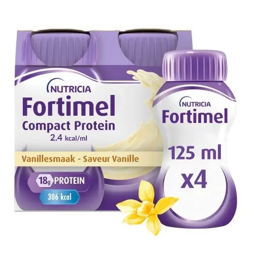 Fortimel - Compact Protein 2.4 kcal/ml Saveur Vanille - 4 x 125 ml Lariboisière Shop