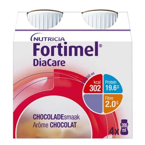 Fortimel - DiaCare Chocolat - 4 x 200 ml Lariboisière Shop