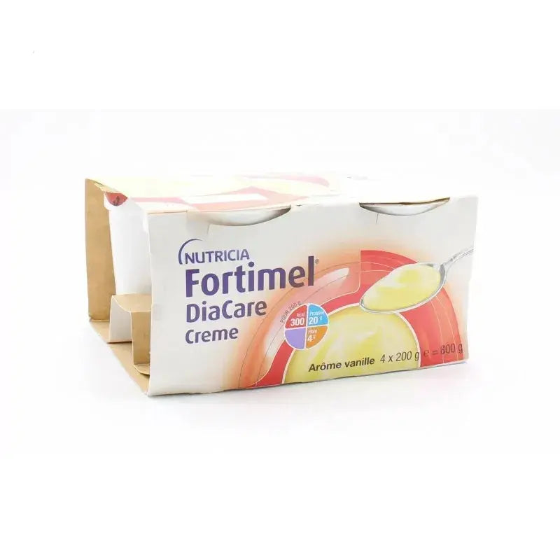 Fortimel - DiaCare Crème Arôme Vanille - 4X200g Lariboisière Shop