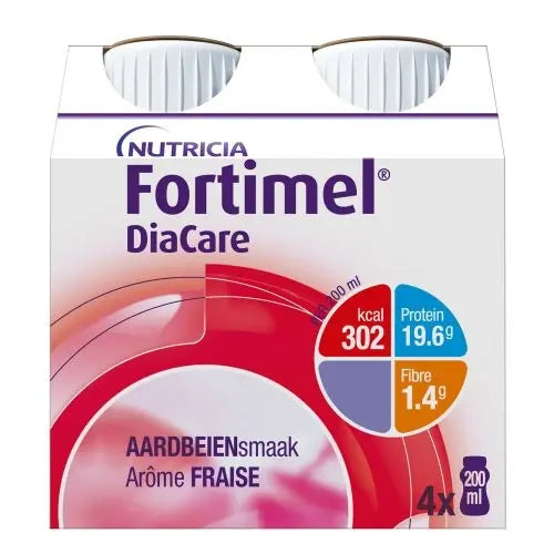 Fortimel - DiaCare Fraise - 4 x 200 ml Lariboisière Shop