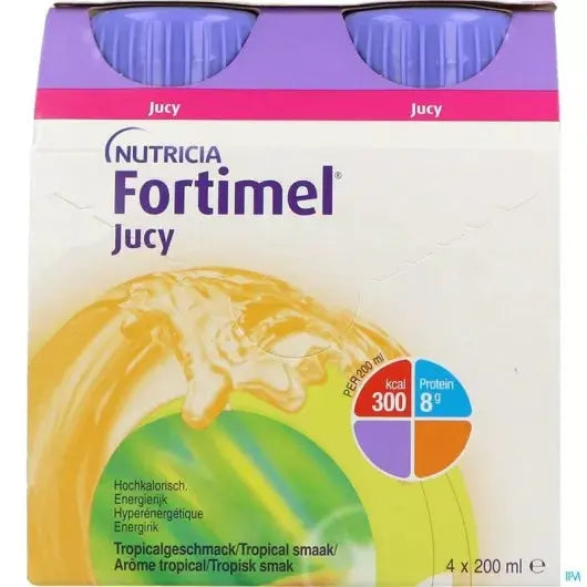 Fortimel - Jucy Boisson Tropical - 4 x 200ml Lariboisière Shop