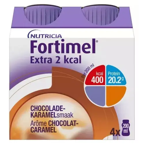 Fortimel - Protein 2kcal Chocolat Caramel - 4 x 200 ml Lariboisière Shop