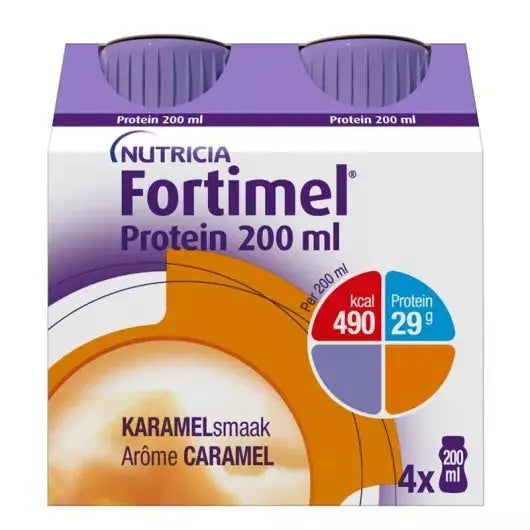 Fortimel - Protein Boisson lactée Caramel - 4 x 200ml Lariboisière Shop