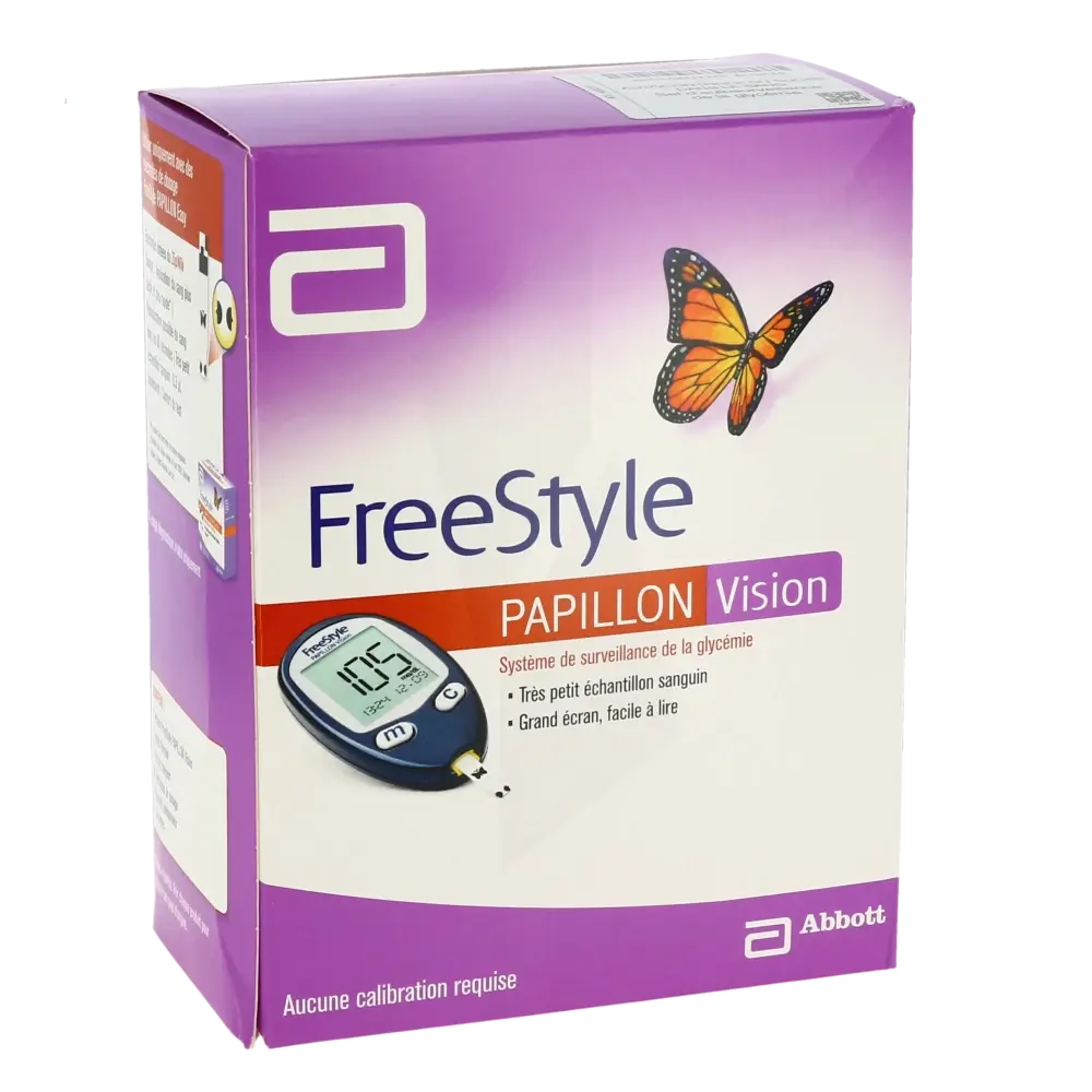 Freestyle - Papillon Vision Set Autosurveillance Glycémie Lariboisière Shop