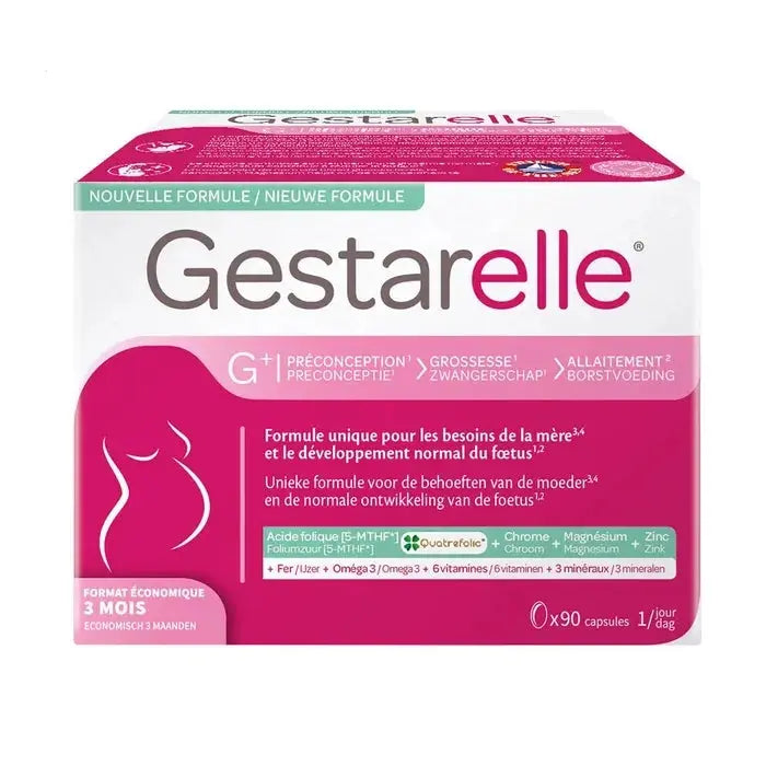 GESTARELLE - G+ - Préconception, Grossesse et Allaitement - 90 Capsules Lariboisière Shop