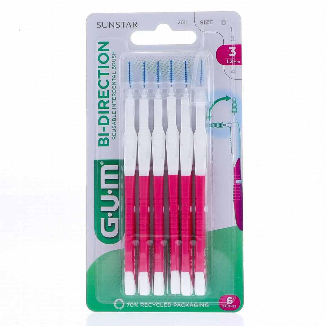 GUM Brossette Interdentaire BI-DIRECTION 1,2 mm Lariboisière Shop