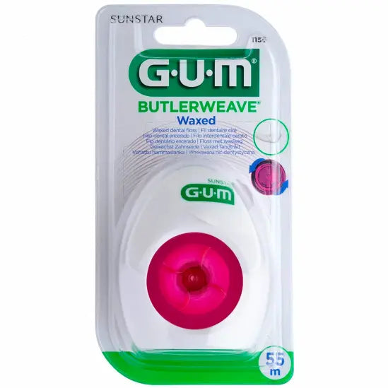 GUM Fil Dentaire Plat Ciré – 35 m Lariboisière Shop