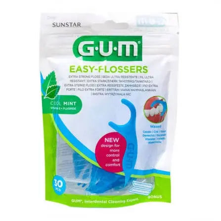 GUM Porte-Fil Easy Flosser 890 – 30 Porte-fils dentaires Lariboisière Shop