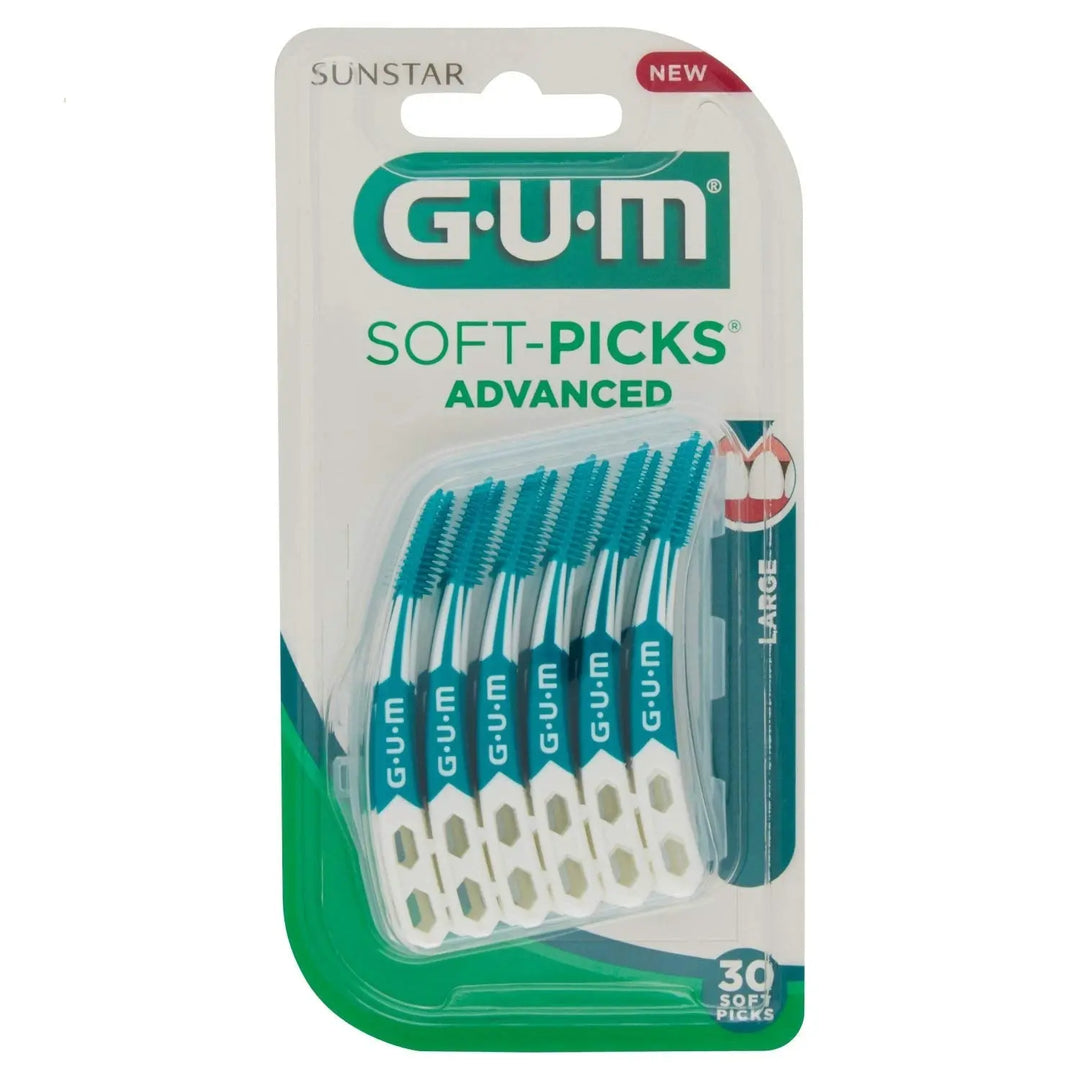 GUM Soft-Picks Advanced Large – 30 Bâtonnets Interdentaires Lariboisière Shop