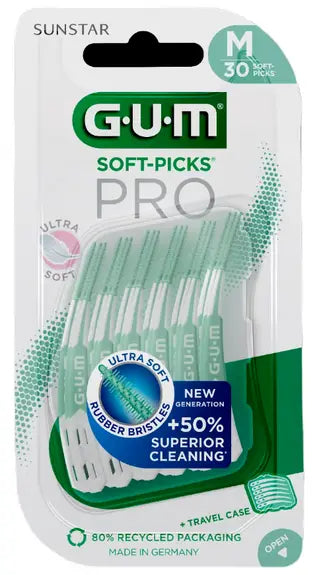GUM - Soft-Picks Pro 30 Unités - Taille  M Lariboisière Shop