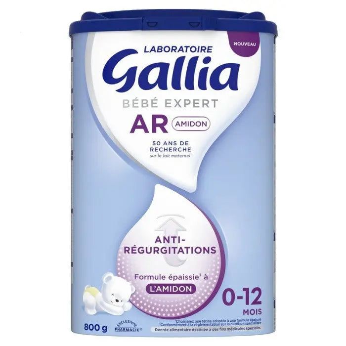 Gallia - Bébé Expert AR Amidon 0-12 Mois Anti-Régurgitations - 800 g Lariboisière Shop
