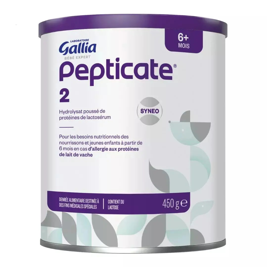 Gallia - LAIT INFANTILE - APLV Pepticate 2ème âge Boite - 450g Lariboisière Shop