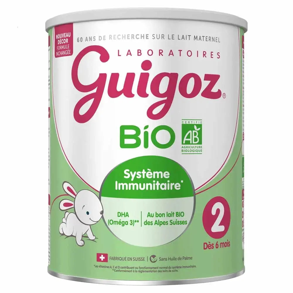 Guigoz - Bio Lait En Poudre 2 Dès 6 Mois - 800g Lariboisière Shop