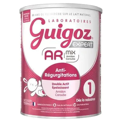 Guigoz - Expert AR mix 1 Lait Anti-Régurgitations dès la Naissance - 800g Lariboisière Shop
