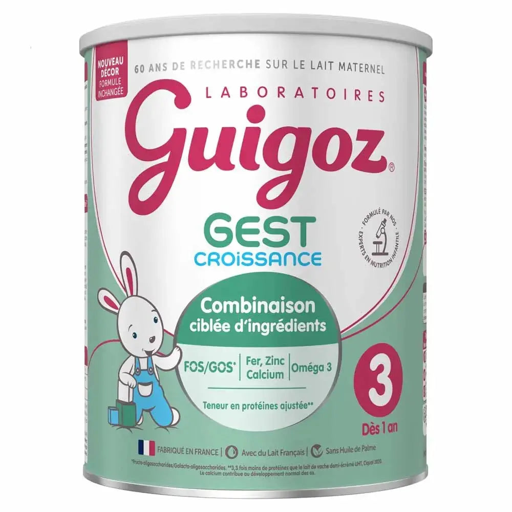 Guigoz - GuigozGest Lait En Poudre Croissance 3 Dès 1 An - 800g Lariboisière Shop