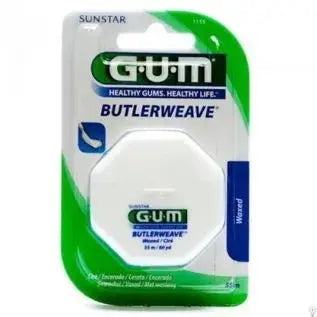 Gum - BUTLERWEAVE - Fil Dentaire Plat Ciré 55m - 1 Unité Lariboisière Shop