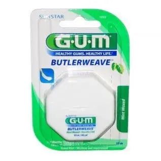 Gum - BUTLERWEAVE1855 - Fil Dentaire Plat Ciré Mentholé - 55 mètres Lariboisière Shop