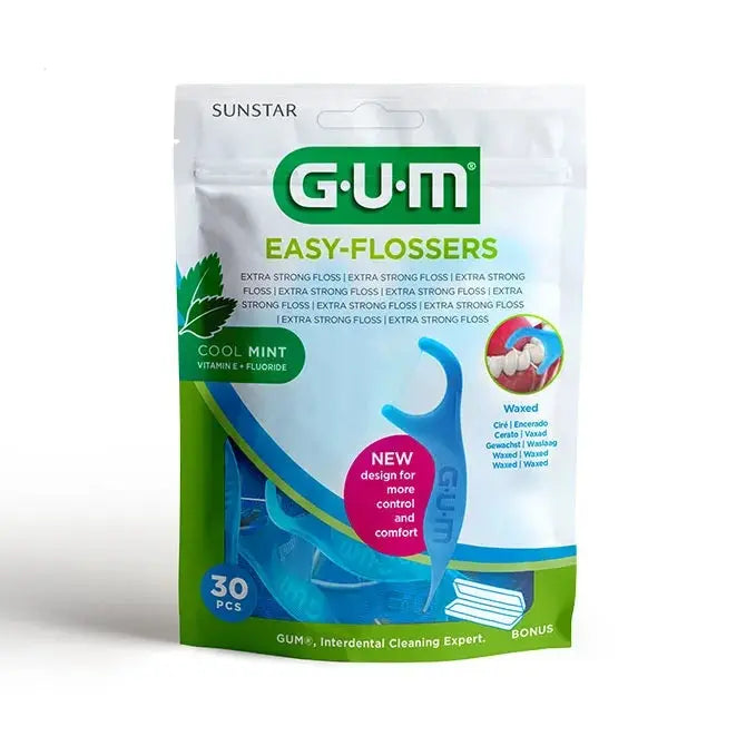 Gum - EASY-FLOSSERS 890 - Porte-Fils Cirés - 30 Unités Lariboisière Shop
