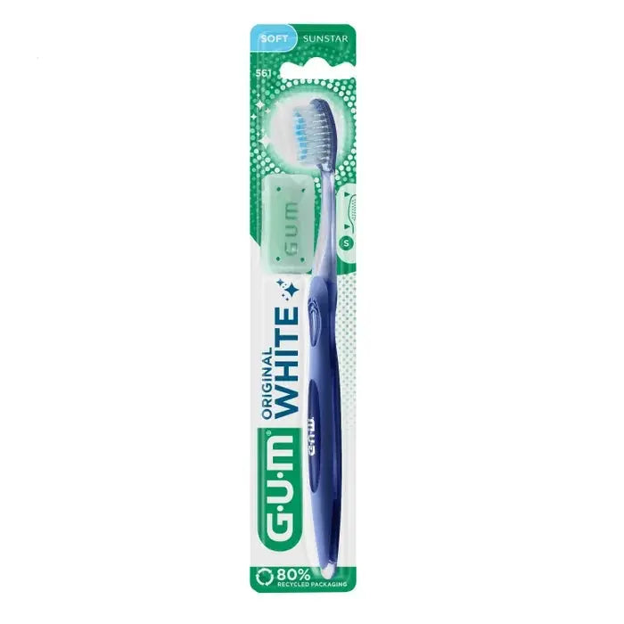 Gum - ORIGINAL WHITE 561 - Brosse à Dents Souple Lariboisière Shop