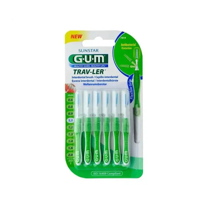 Gum - TRAV-LER 1414 - Brossette Interdentaire 1.1m- -, 6 Unités Lariboisière Shop