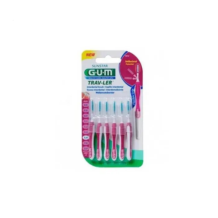 Gum - TRAV-LER 1612 - Brossette Interdentaire 1.4mm - 6 Unités Lariboisière Shop