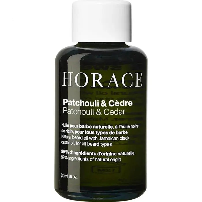 HORACE Huile à Barbe Patchouli et Cèdre 30ml - Lariboisière Shop
