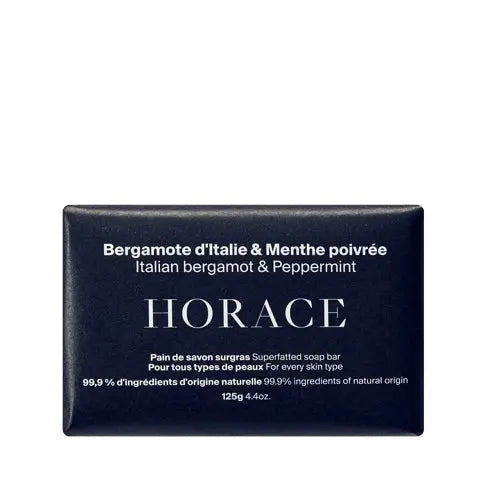 HORACE Pain de Savon Surgras Bergamote d'Italie & Menthe Poivrée - Lariboisière Shop