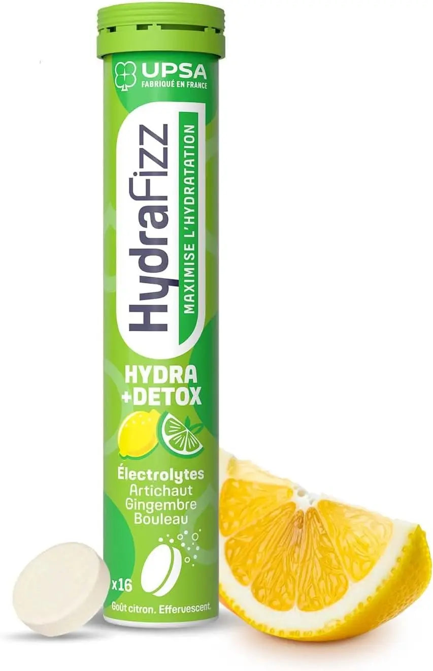 HYDRAFIZZ Hydra Sans Sucre Citron 16 Comprimés Effervescents Lariboisière Shop