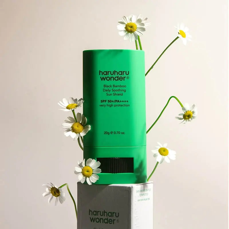 Haruharu WONDER - Black Bamboo Daily Soothing Sun Shield SPF50+ PA++++ - 20g Lariboisière Shop