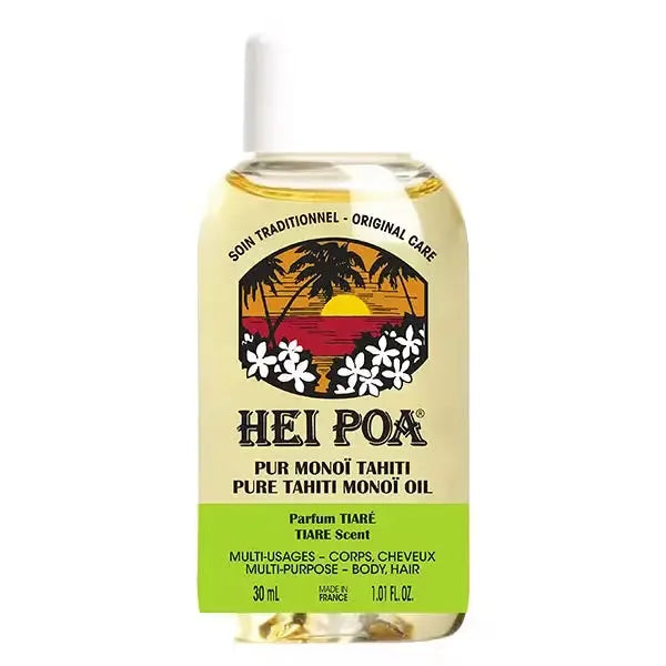 Hei Poa Pur Monoï de Tahiti AO Tiaré 30 ml Lariboisière Shop